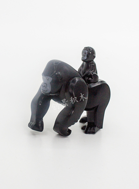 兼容 国产科技教育积木零件 5619pb01大猩猩 小猩猩动物模型60437