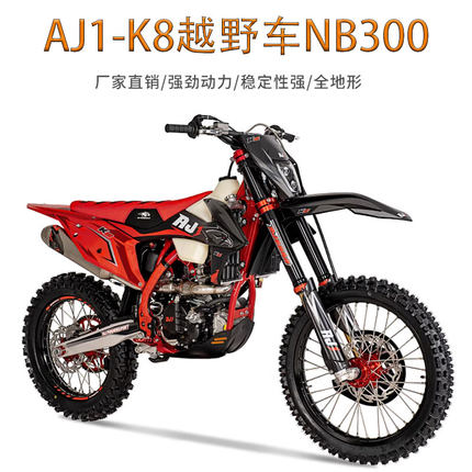 AJ1-K8 NB300两轮越野摩托车山地车拉力高赛赛车水冷发动机300cc