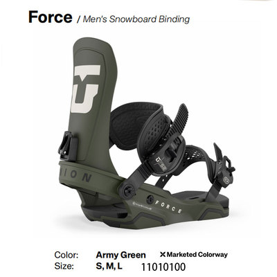 导向2526雪季UNION单板全地形固定器Force男款