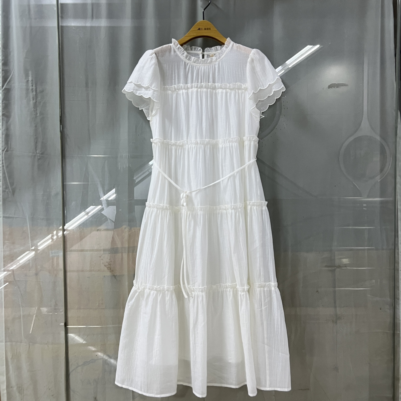 OSY-25B2356商场专卖2025夏时尚新品女装醋酸天丝气质显瘦连衣裙