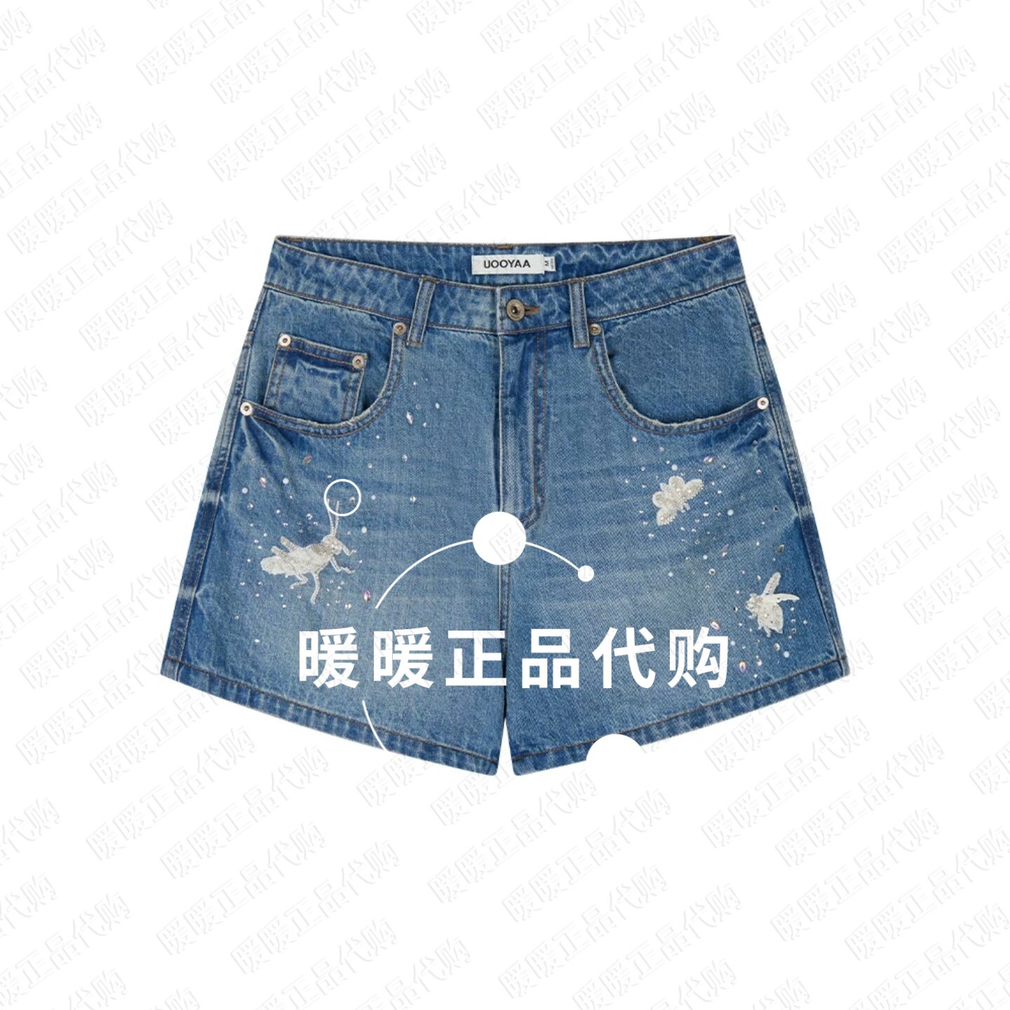 速发UOOYAA/乌丫2026夏季专柜正品UY26274N334165 牛仔短裤1799