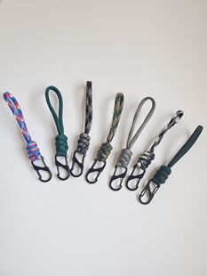 11厘米短款伞绳钥匙扣圈耳机挂环防丢手绳相机绳尾绳手机水杯挂绳