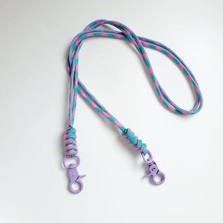 高强度绳可爱手套备用双扣绳户外斜跨绳手机绳扣伞绳单肩包带挂绳