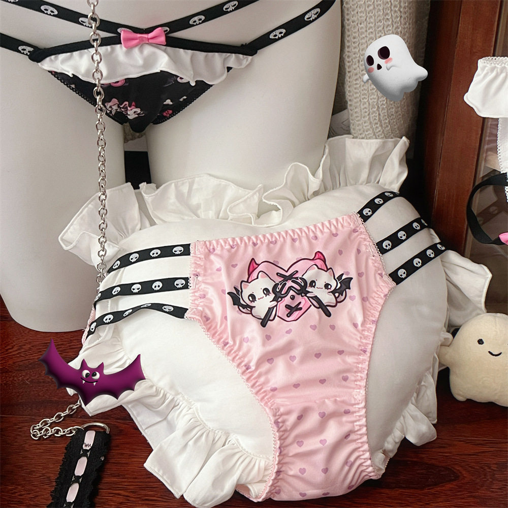 性感恶魔小猫咪二次元包臀内裤
