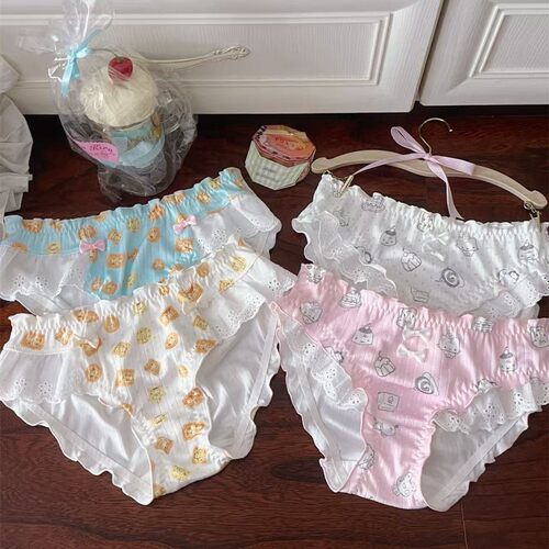 2025秋冬新款可爱棉感少女内裤