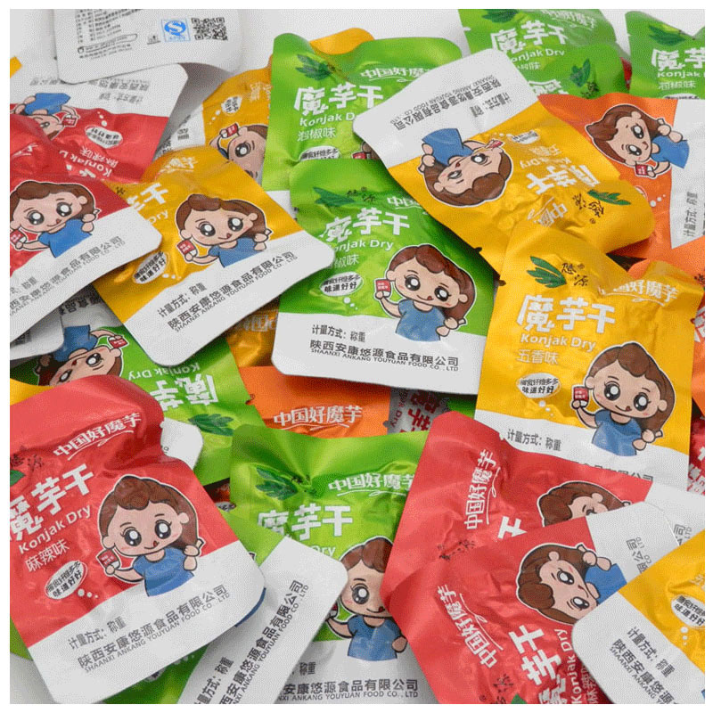 悠源 魔芋干 魔芋丝条 雪魔芋 休闲零食素食陕西安康特产500g包邮