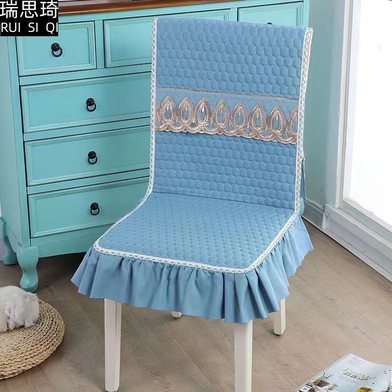 椅子套餐椅套坐垫椅垫凳子套餐桌布艺弹力连体家用简约一体套装