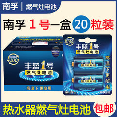 南孚丰蓝1号电池燃气灶一号热水器煤气灶家用双灶单灶D型大号整盒