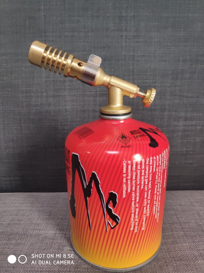 螺纹口喷火枪 高原高海拔高山 扁气罐喷灯 野营点火登