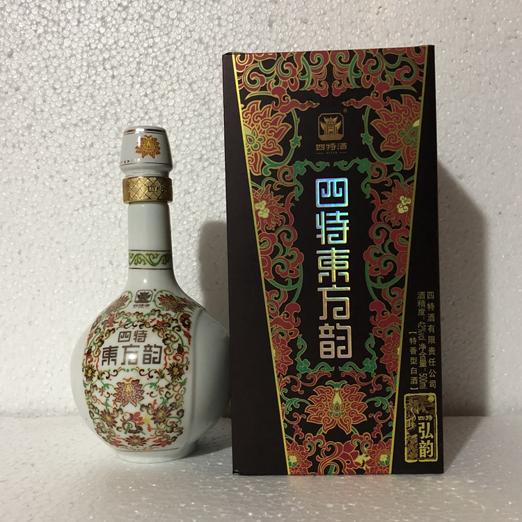 【促销】 四特酒弘韵52度四特酒东方韵弘韵500ml*1瓶特香型包邮