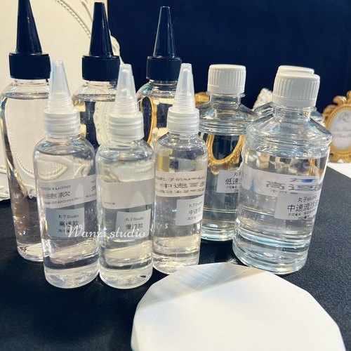 diy流沙油uv灯挤胶挡片针管丸子
