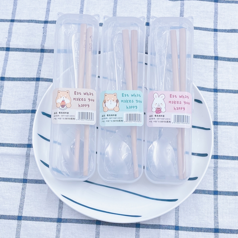 洛槿便携餐具赠防水姓名贴
