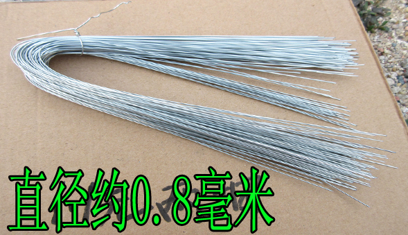 小铁线 段扎丝细铁丝 镀锌断扎丝 钢筋家用固定物品 捆绑绳小铁丝