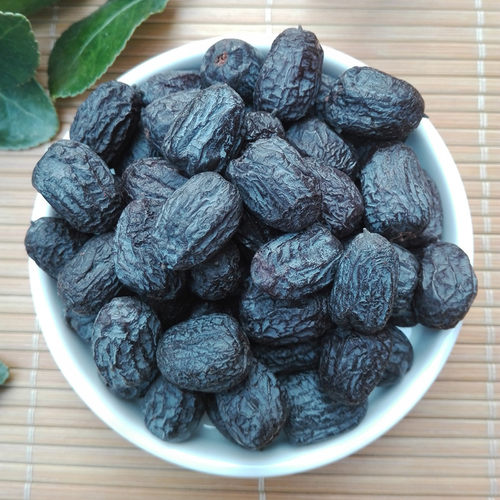 黑枣无核正宗太行山野生无添加特产特级大黑枣软枣小黑柿子非乌枣