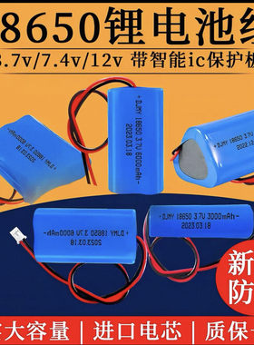 18650锂电池组3.7V/12V扩音器