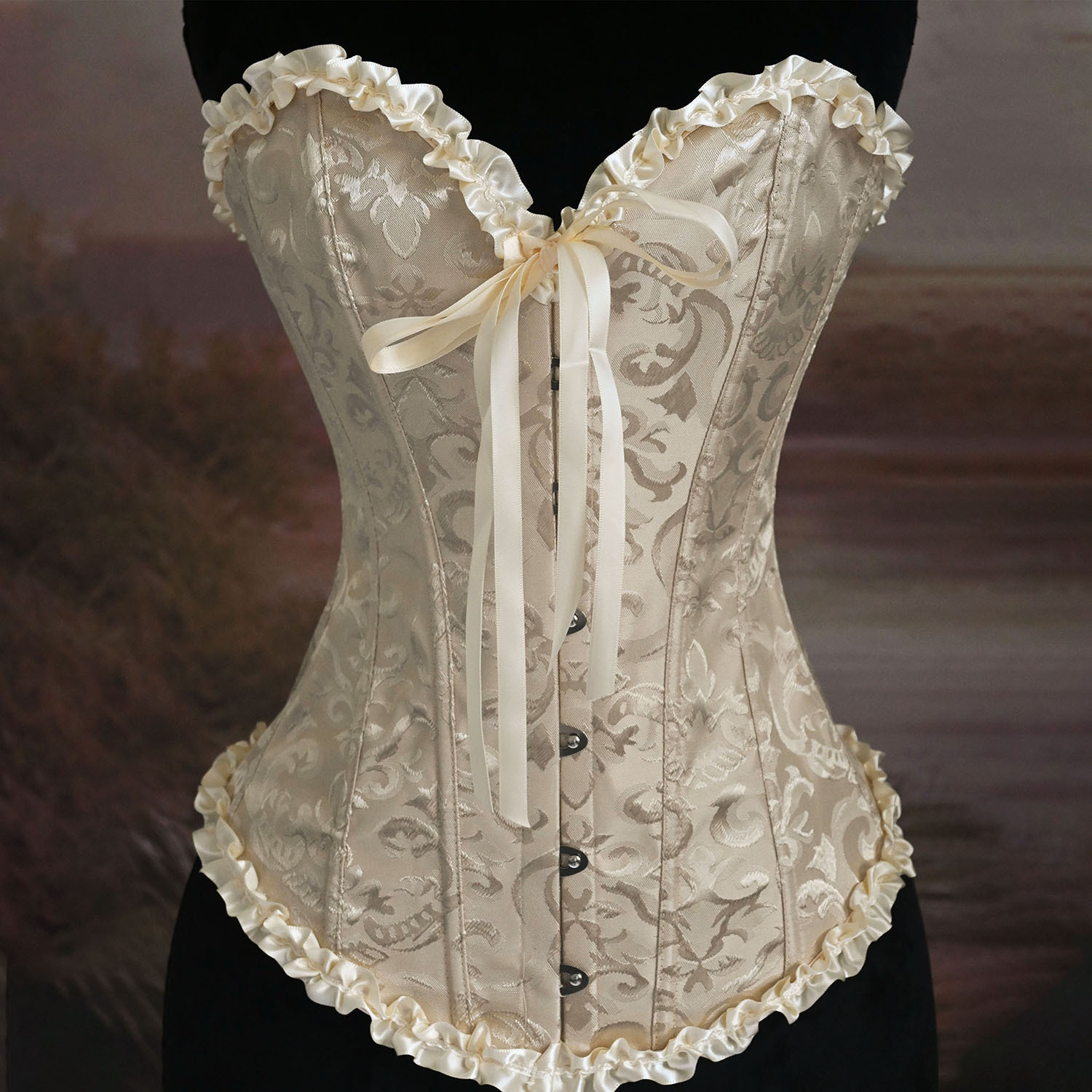 网红同款Corset束身衣聚拢托胸塑身上衣婚礼礼服打底紧身胸衣