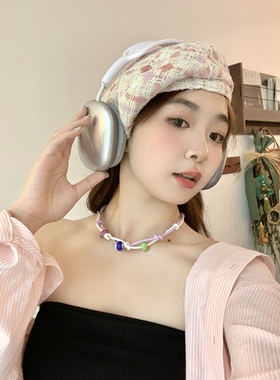 小众设计圆珠多层叠戴项链颈链