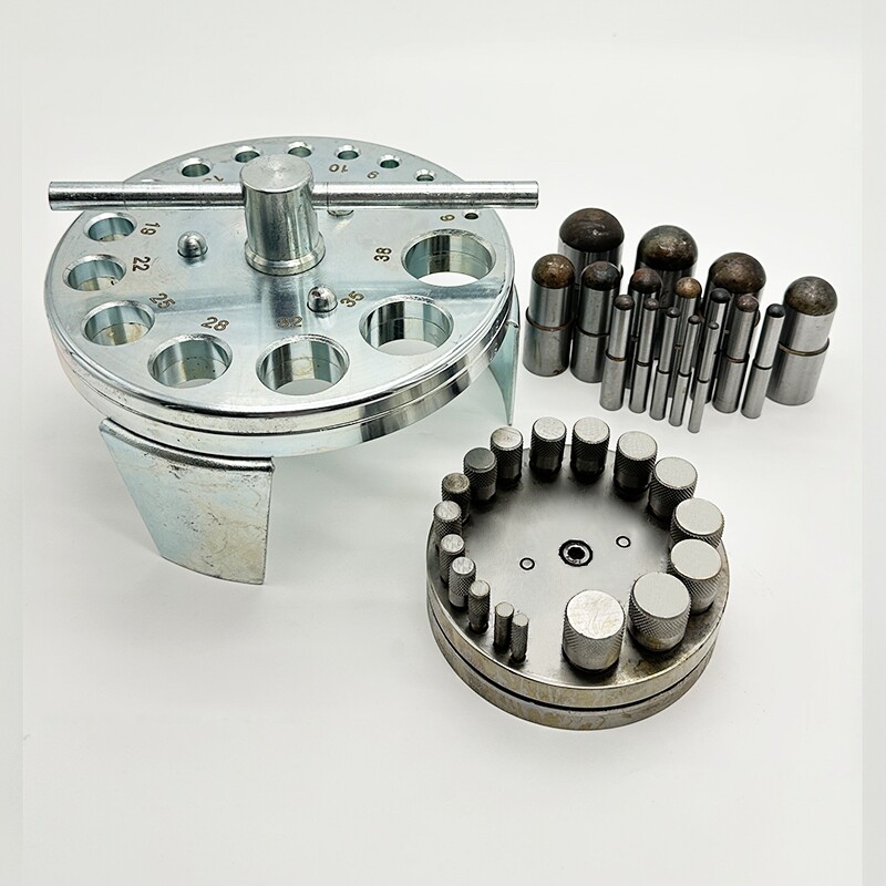 圆形冲孔器手动异形冲片器首饰银硬币戒指铃铛制作工具冲片模打金