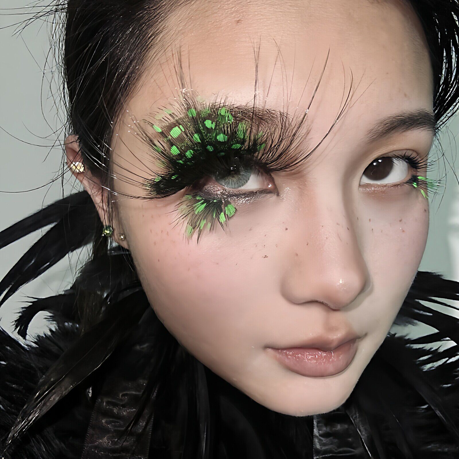 蝴蝶亲吻了我的脉搏!绿