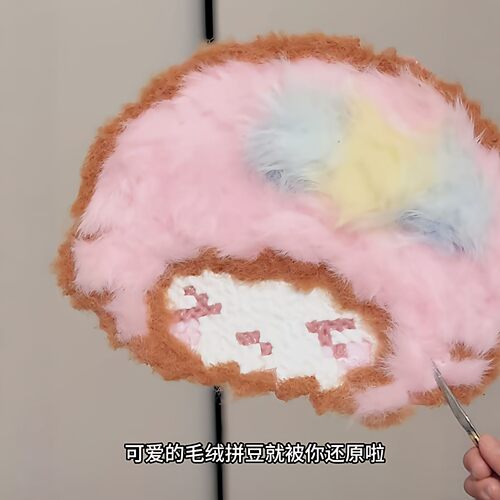 还原AI毛绒感感拼豆！彷