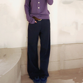 哥 2026春新款 阿希砖红丹麦裤 The柔法工蓝万搭天丝棉牛仔裤