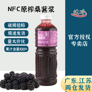 达川nfc果汁桑葚汁原浆霸气黑桑葚新鲜榨桑果汁奶茶店专用原材料