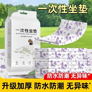 户外一次性坐垫防潮垫便携露营加厚防水草坪隔脏折叠垫子草坪野餐