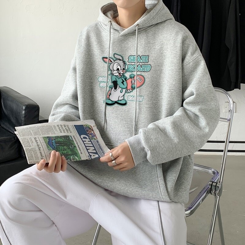 L2558P48秋卫衣2023秋新款港风ins连帽套头印花卫衣外套学生男女,男装卫衣,星座510A-2