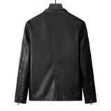 PY5259P95秋冬潮男皮衣刺绣夹克外套PU棒球服男士皮衣2023新款，男装皮衣，星座510A-2