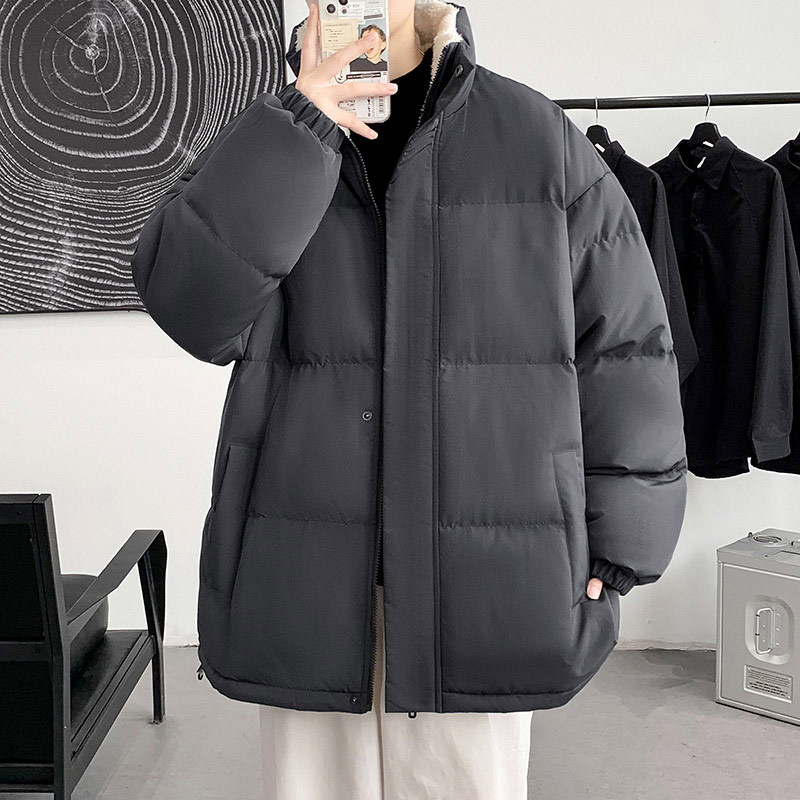 GB5601P75外套男冬季新款港风宽松潮牌潮流情侣棉衣保暖立领棉服图片