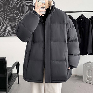 GB5601P75外套男冬季新款港风宽松潮牌潮流情侣棉衣保暖立领棉服图片