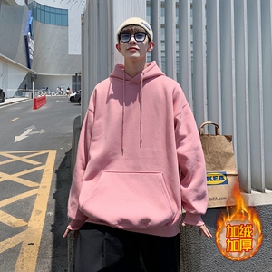 GB5923P49日系cityboy纯色连帽卫衣男潮牌ins大码宽松百搭秋季潮图片