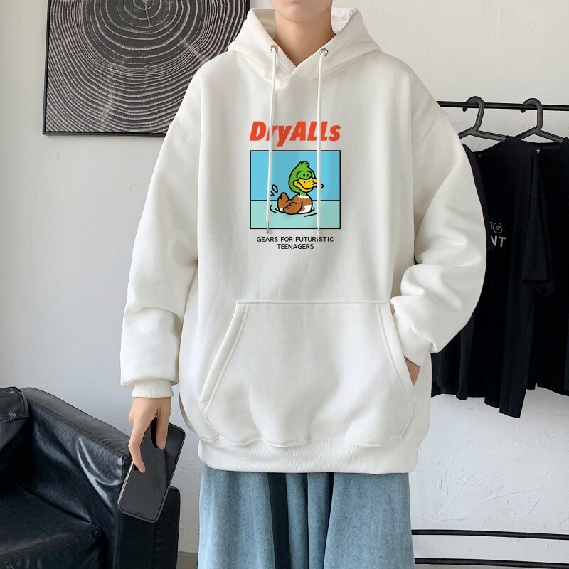 L2489P48ins连帽套头外套学生男女秋卫衣2023秋新款港风印花卫衣,男装卫衣,星座510A-2