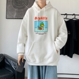 L2489P48ins连帽套头外套学生男女秋卫衣2023秋新款港风印花卫衣，男装卫衣，星座510A-2