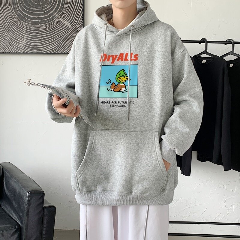 L2489P48延续潮流元素潮趣文字字母印花常规款连帽卫衣男,男装卫衣,星座510A-2