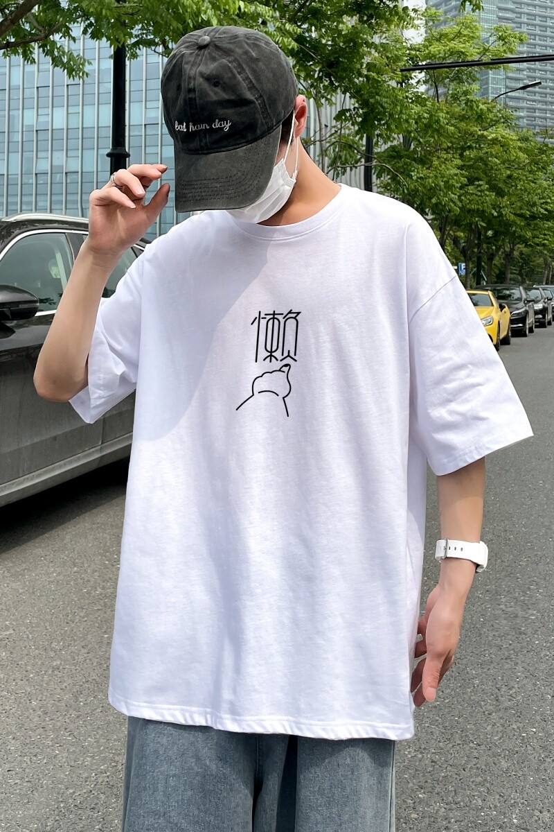 D2170港风室外男士t恤短袖ins潮牌潮流夏季薄款上衣服港风宽松,男装T恤,星座510A-6