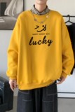Y2297P38新款21年秋圆领卫衣男大码韩版宽松长袖外套男港风卫衣，男装卫衣，星座510A-6