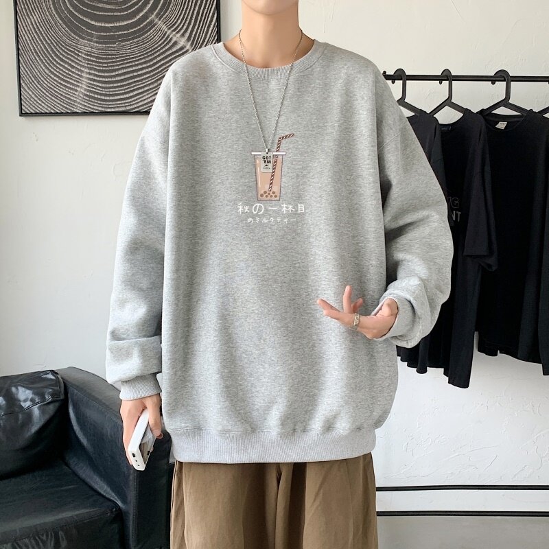 Y2420P38男2023春秋季运动开衫潮牌ins潮流休闲上衣圆领卫衣,男装卫衣,星座510A-2