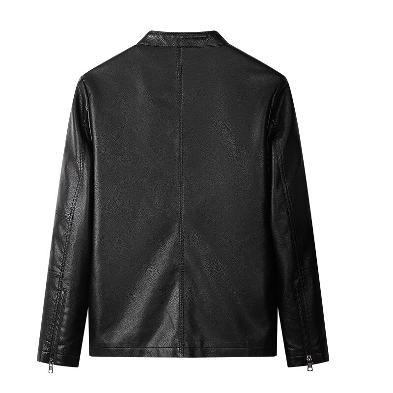 PY5259P95秋冬潮男皮衣刺绣夹克外套PU棒球服男士皮衣2023新款,男装皮衣,星座510A-2