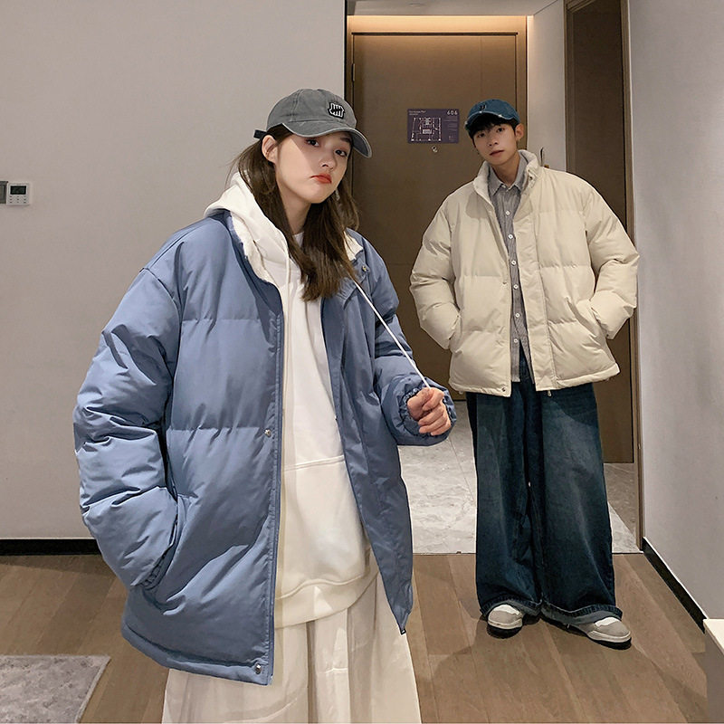 GB5603P75秋冬新款情侣棉衣男加绒加厚羊羔毛棉服外套潮牌港风宽,男装棉衣,星座510A-2