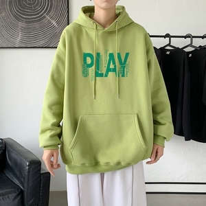L2554P48秋装2022新款潮趣印花学生潮流男女情侣连帽卫衣