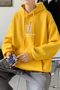 L2421秋冬新款卫衣男装宽松港风日系外套连帽衣服宽松卫衣图片