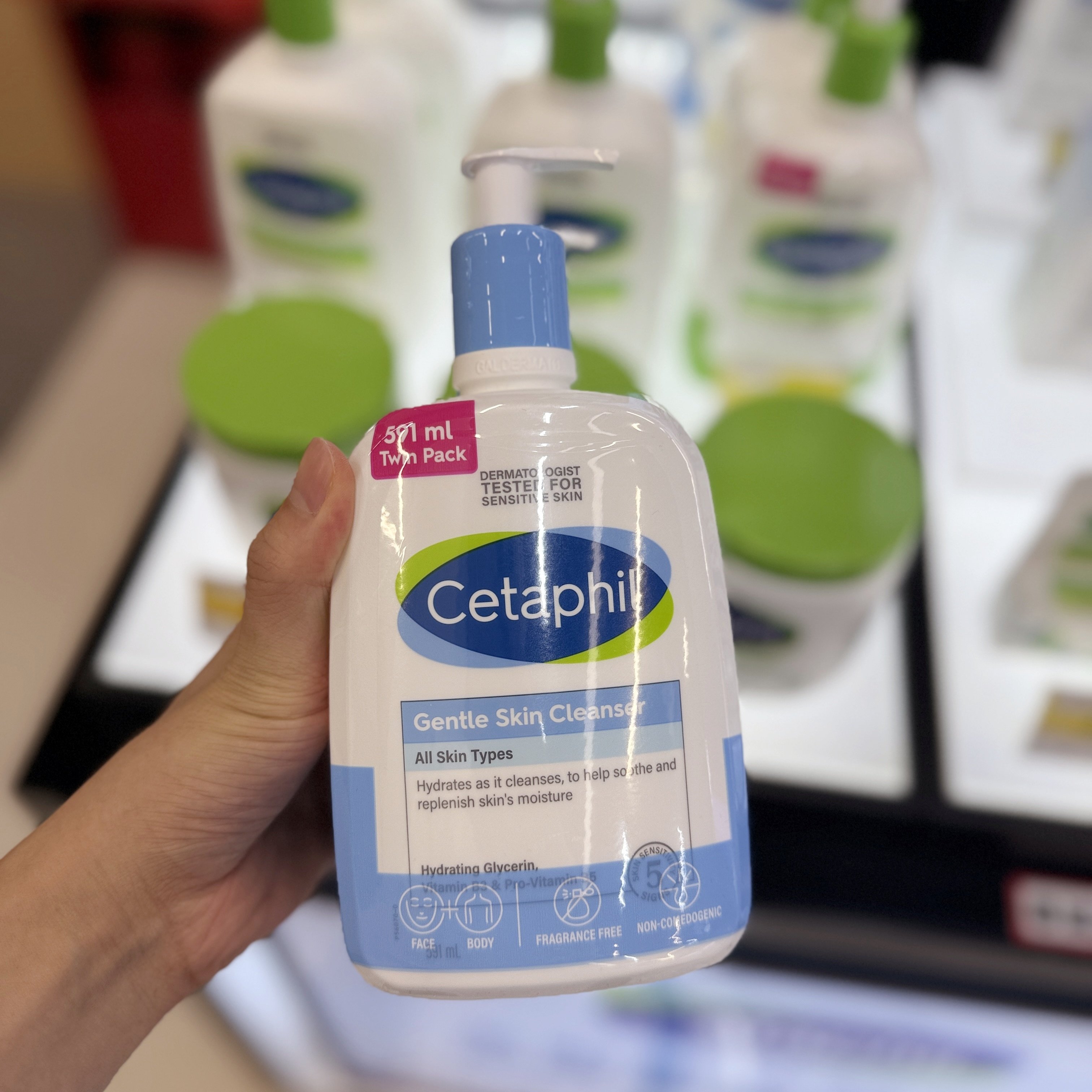 加拿大进口Cetaphil丝塔芙氨基酸洁面乳温和清洁泡沫洗面奶敏感肌