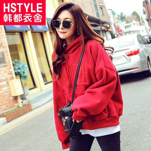 韩都衣舍 18年春季新款 女式宽松连帽卫衣 天猫优惠券折后￥118包邮（￥158-40）