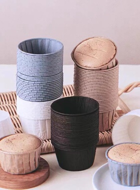 礼帽蛋糕纸杯耐烤耐高温马芬杯麦芬烘焙包装模具面包甜品卷边杯