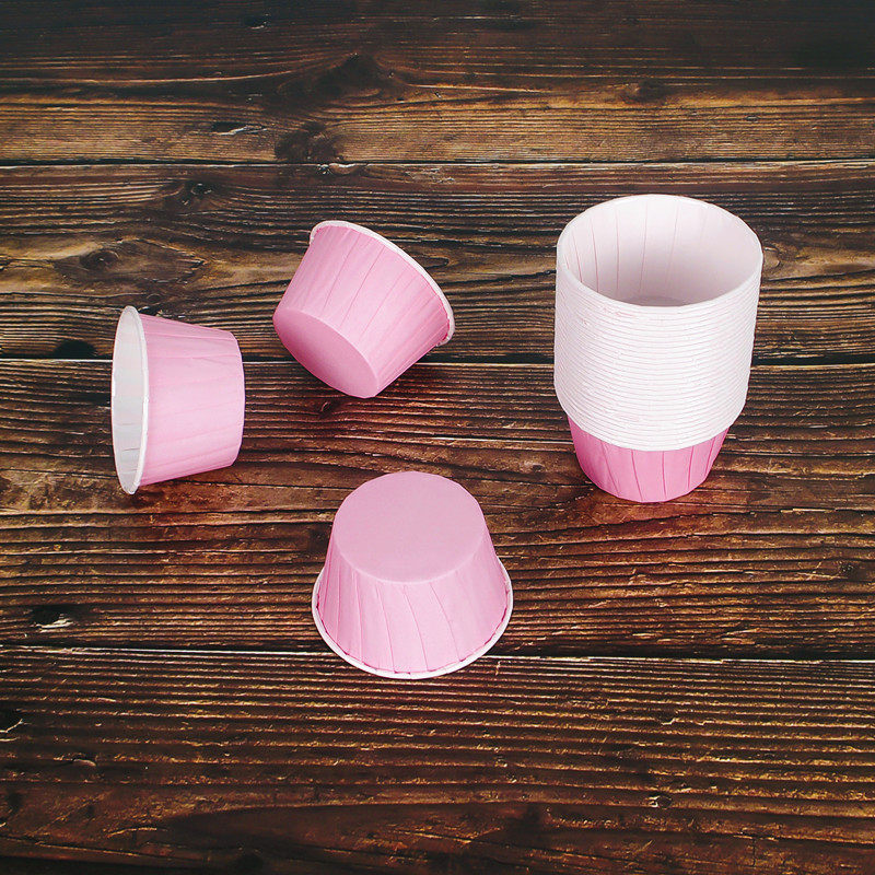 粉色甜品台烘焙纸杯cupcake小蛋糕麦芬纸杯淋膜杯子蛋糕防油纸托,厨房/烹饪用具,烘焙用纸,淘宝优惠券,粉丝福利购,淘宝优惠卷