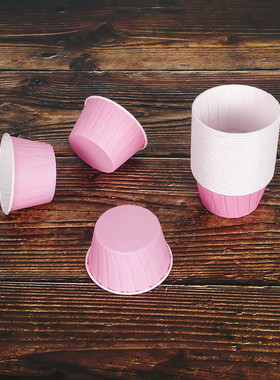 粉色甜品台烘焙纸杯cupcake小蛋糕麦芬纸杯淋膜杯子蛋糕防油纸托