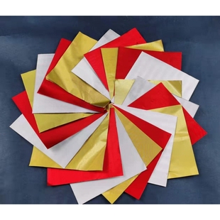 diy手工巧克力黑芝麻丸包装纸锡纸 茶叶糖果费列罗金色橘纹锡箔纸