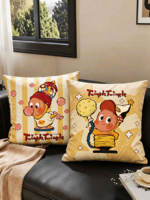 Cartoon-style star person throw pillow cushion square sofa bedroom decoration pillow thumbnail 6