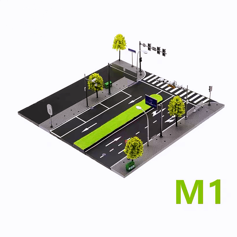 微缩都市建筑模型中国路面